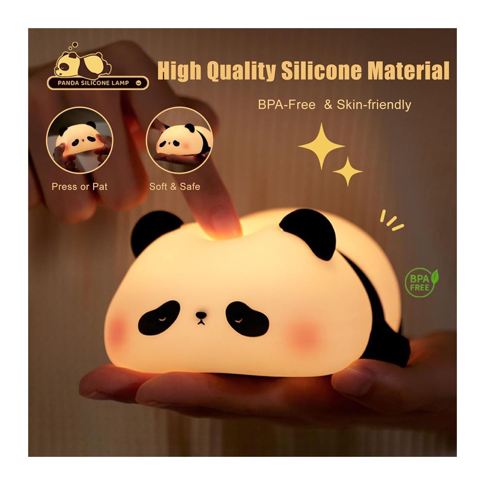 CUTEST PANDA SILICONE LAMP|LED NIGHT LIGHT