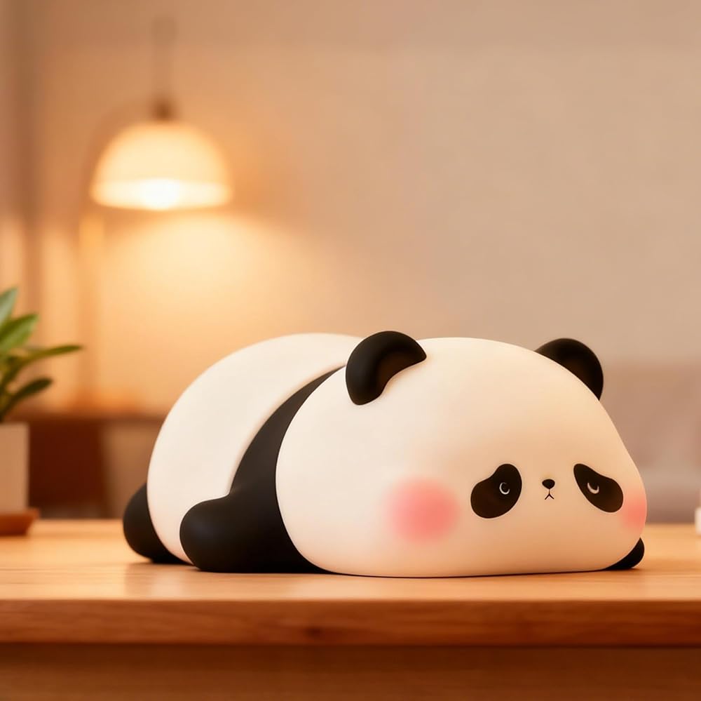 CUTEST PANDA SILICONE LAMP|LED NIGHT LIGHT