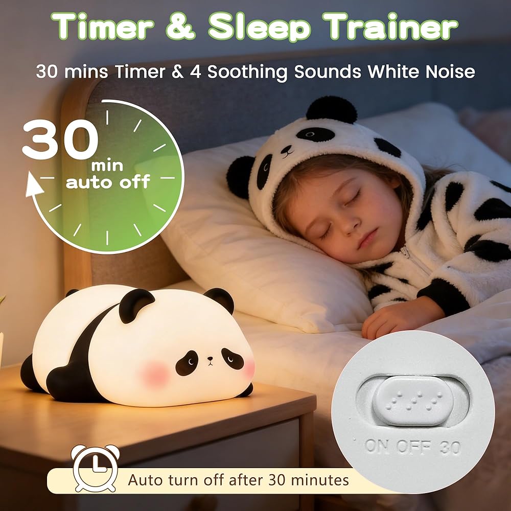 CUTEST PANDA SILICONE LAMP|LED NIGHT LIGHT