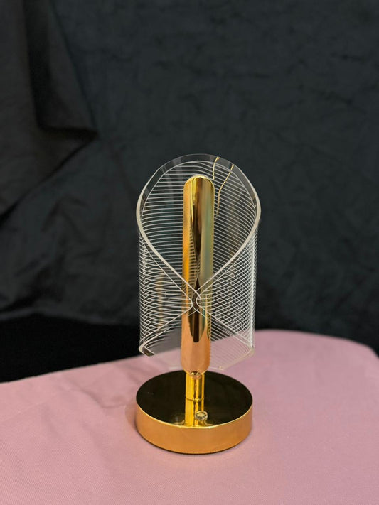 DIAMOND CRYSTAL SIDE TABLE LAMP | CHARGEABLE-3 LIGHT MODES