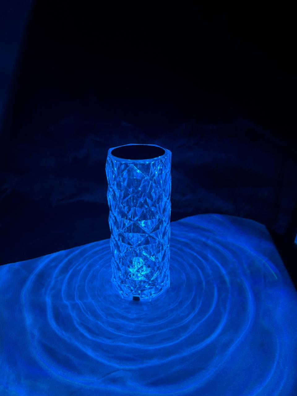 LED ROSE DIAMOND CRYSTAL TABLE LAMP | 16-COLOR