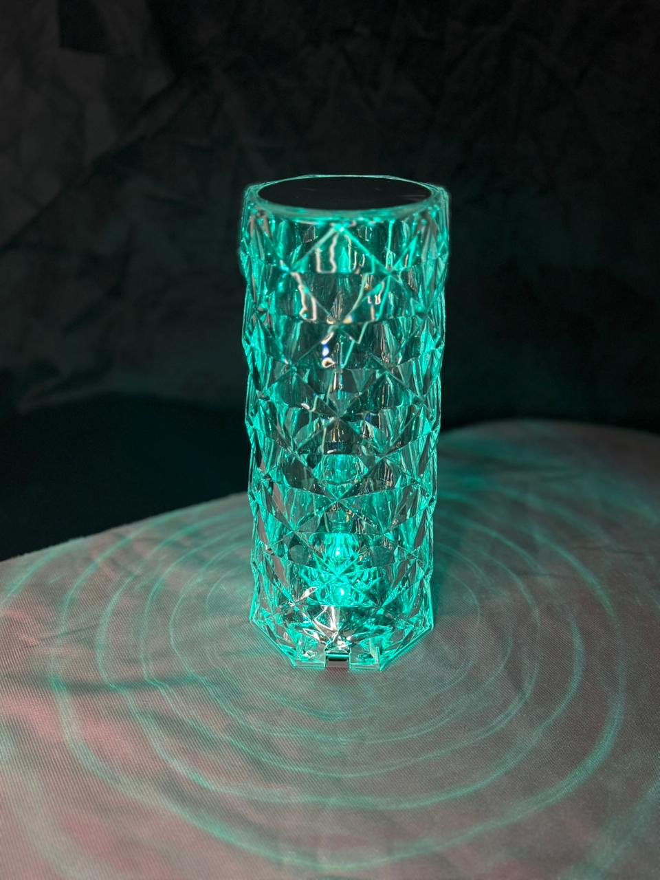 LED ROSE DIAMOND CRYSTAL TABLE LAMP | 16-COLOR