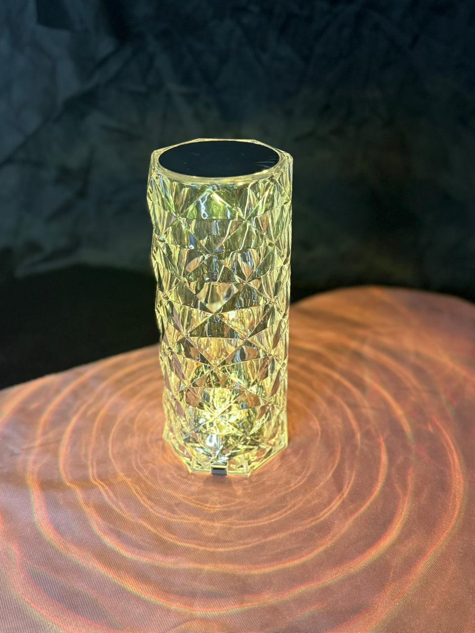 LED ROSE DIAMOND CRYSTAL TABLE LAMP | 16-COLOR