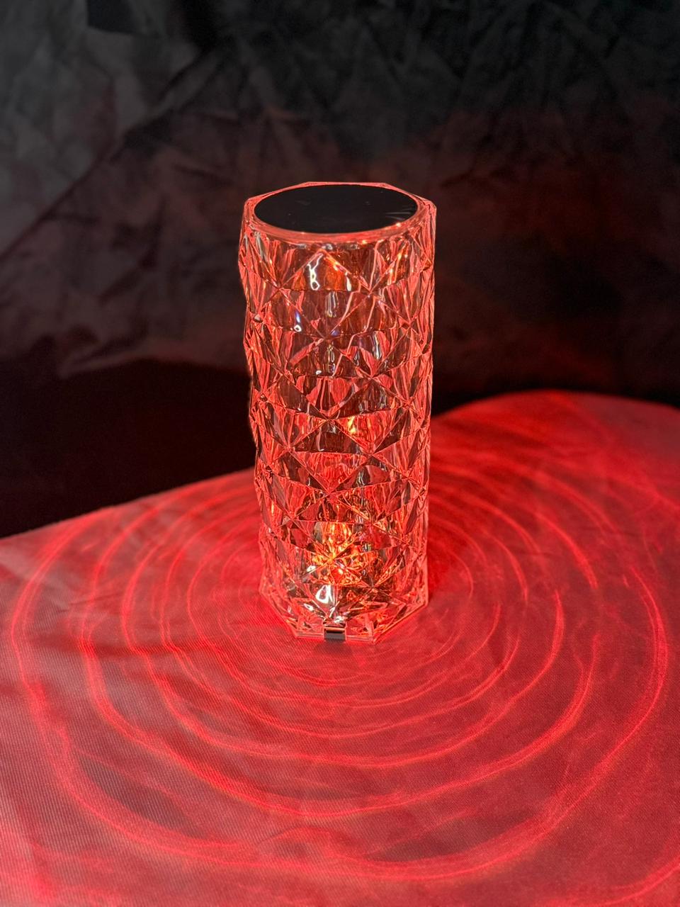 LED ROSE DIAMOND CRYSTAL TABLE LAMP | 16-COLOR