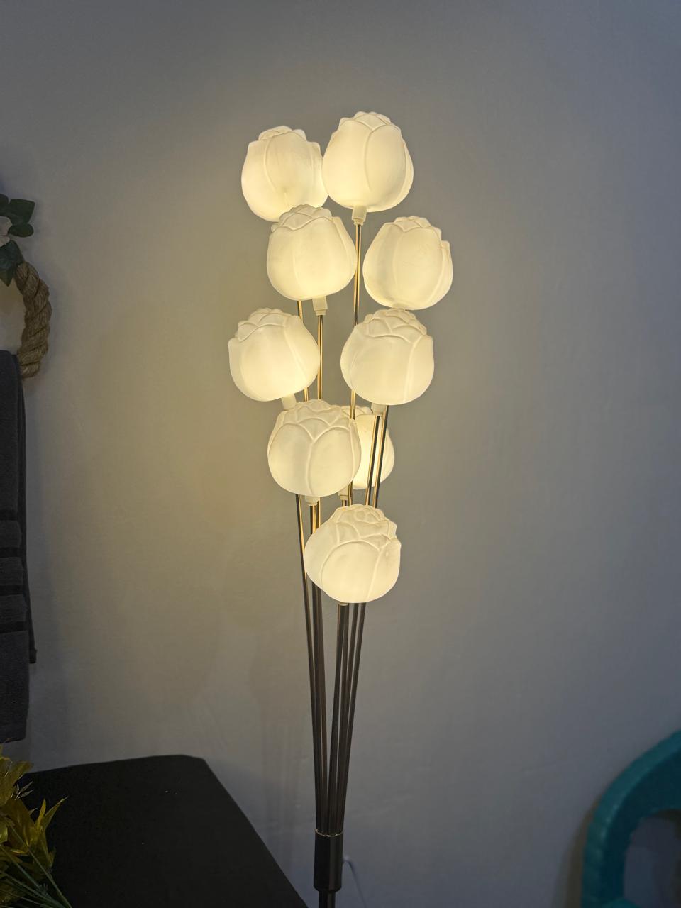ANTIQUE LED DRAWING ROOM CORNER FLOOR LAMP | 5 FEET HEIGHT