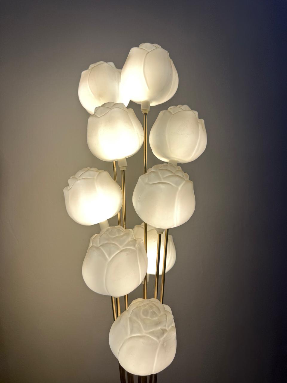 ANTIQUE LED DRAWING ROOM CORNER FLOOR LAMP | 5 FEET HEIGHT